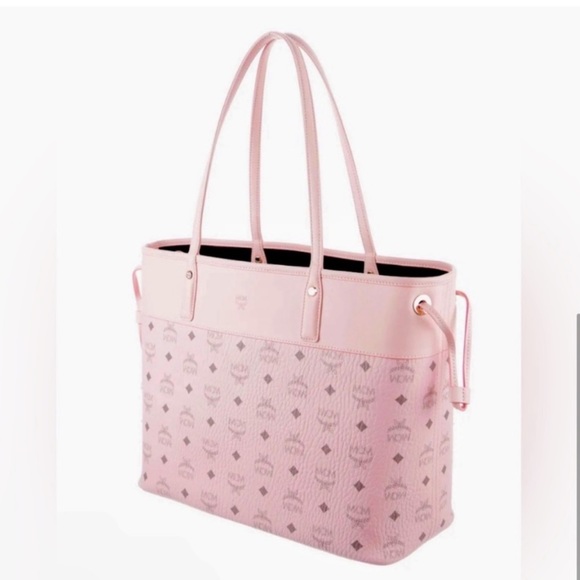 MCM Handbags - ❤️authentic mcm  viseto aren pink logo  tote EUC